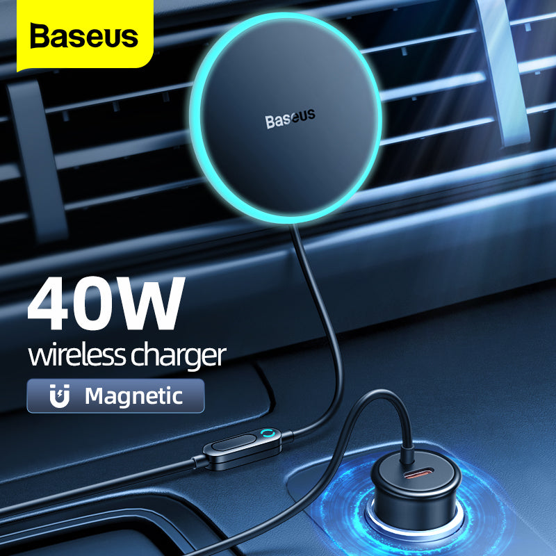 Baseus-40W-Car-Magnetic-Wireless-Charger-Phone-Holder-Stand-Induction-Fast-Charging-USB-C-Car-Charger