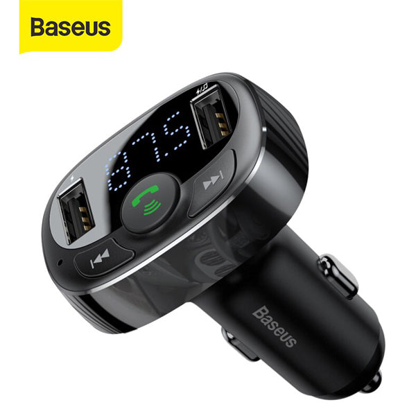 Original-Baseus-Car-Charger-For-IPhone-Mobile-Phone-Handsfree-FM-Transmitter-Bluetooth-Car-Kit-LCD-MP3-Player-Dual-USB-Car-Phone-Charger-in-pakistan